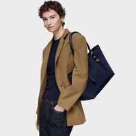 Capazo Grande Buckles Soft Azul Marino   Capazo Grande Buckles Soft Azul Marino   3